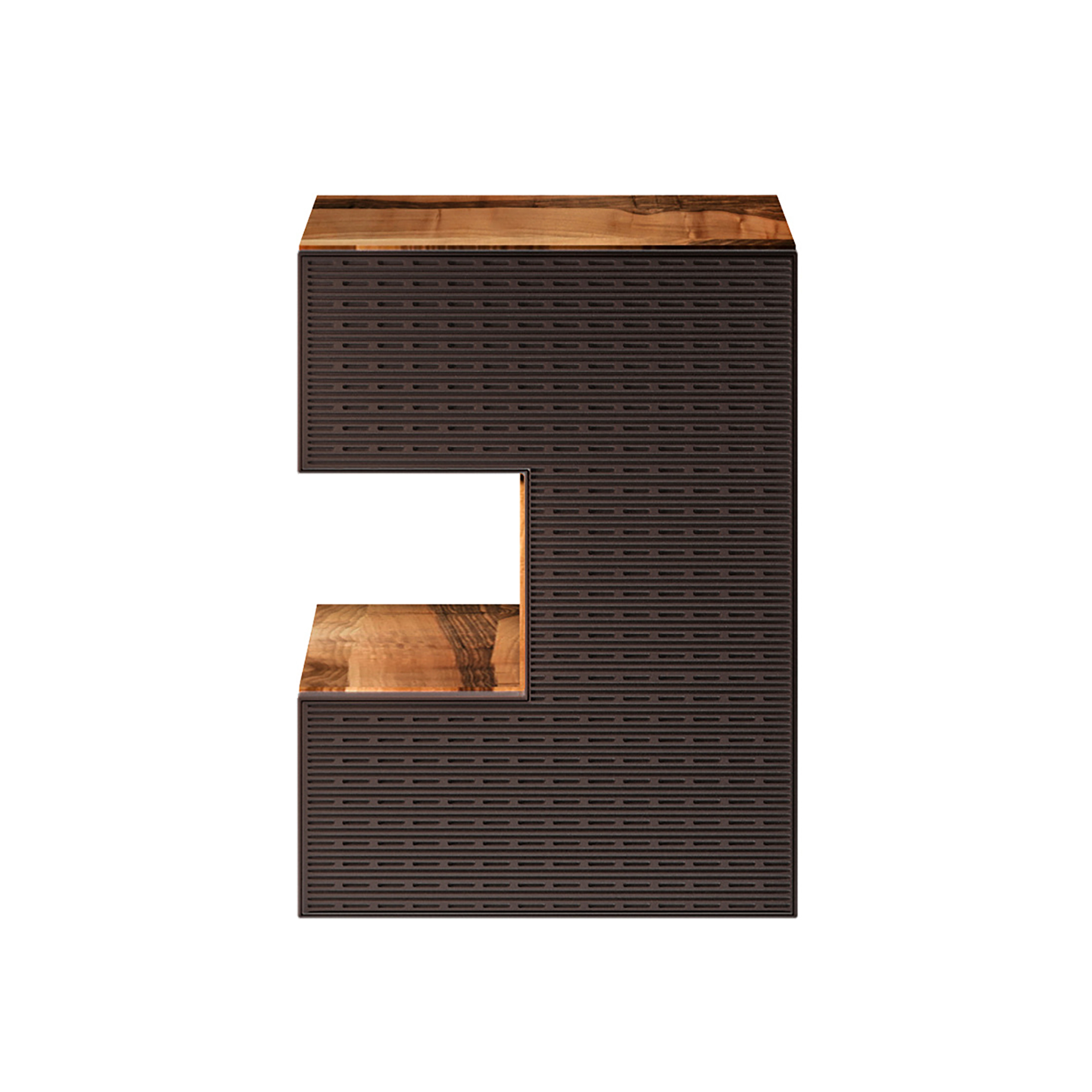 1 Meuble Mural Punto Walnut - Image 1