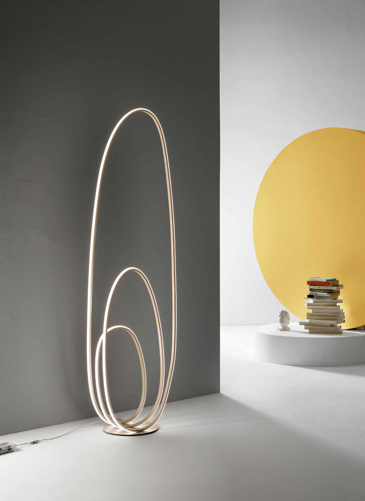 2 Lampadaire Golden Luxe - Image 1